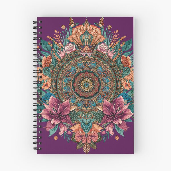 Item preview, Boho Floral Ocean Geometric Pattern designed and sold by Omtatsat.