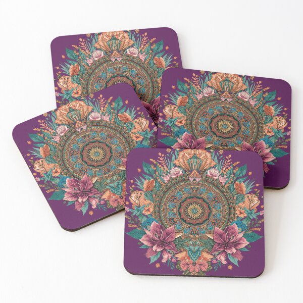 Item preview, Boho Floral Ocean Geometric Pattern designed and sold by Omtatsat.