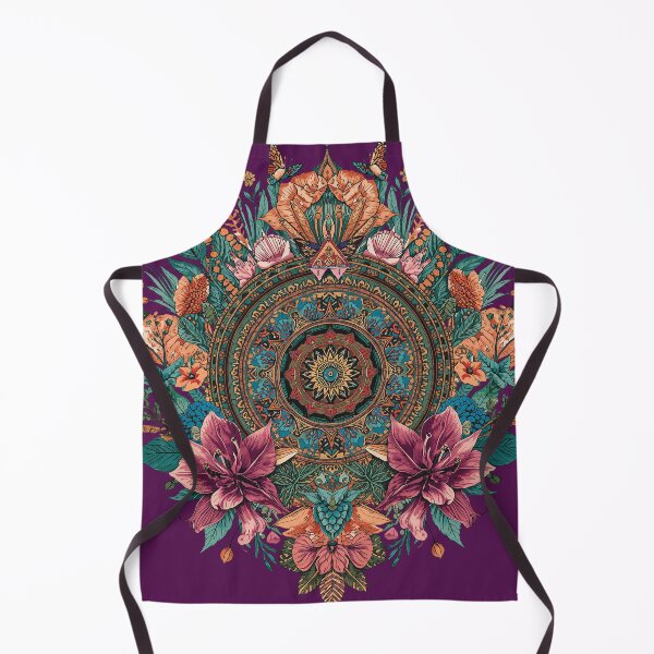 Item preview, Boho Floral Ocean Geometric Pattern designed and sold by Omtatsat.