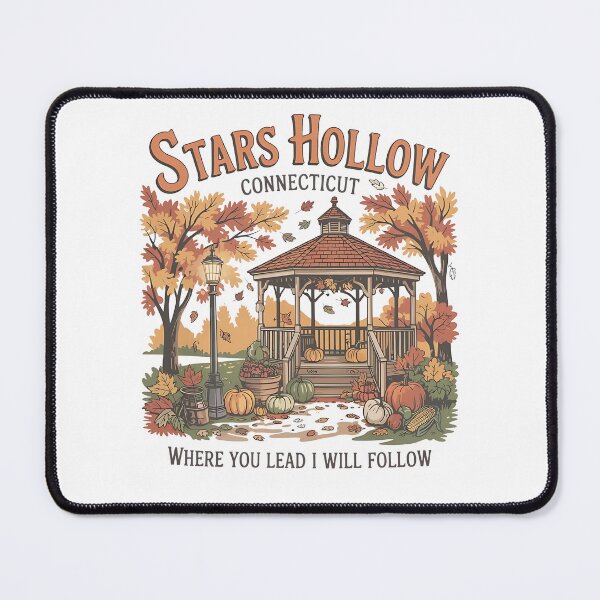 Item preview, Gilmore Girls Stars Hollow Where You Lead Autumn Graphic designed and sold by missrainartshop.