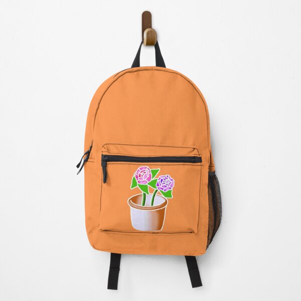 Item preview, Roses in a Vase - White Outline, Orange BG designed and sold by lavenderXblue.