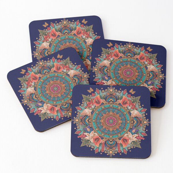 Item preview, Boho Floral Ocean Geometric Pattern designed and sold by Omtatsat.