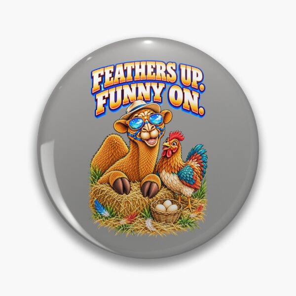 Item preview, Feathers Up. Funny on – Funny Camel T-Shirt Animal Graphic Camel T-Shirt designed and sold by Camel & Quirk.