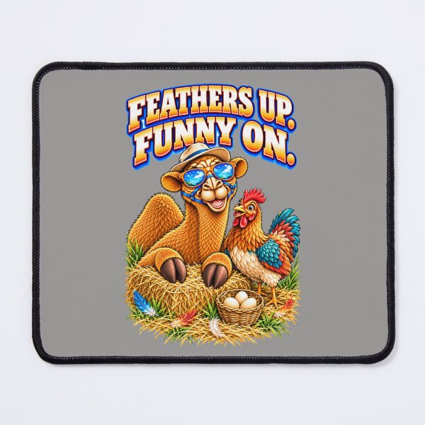 Item preview, Feathers Up. Funny on – Funny Camel T-Shirt Animal Graphic Camel T-Shirt designed and sold by Camel & Quirk.