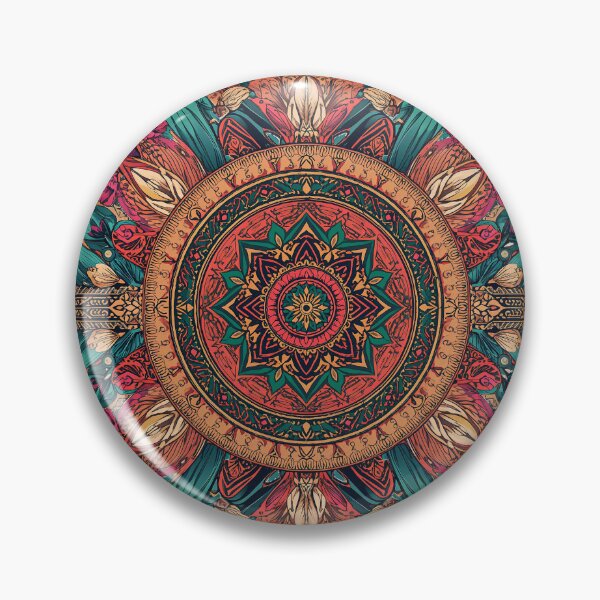 Item preview, Boho Floral Ocean Geometric Pattern designed and sold by Omtatsat.