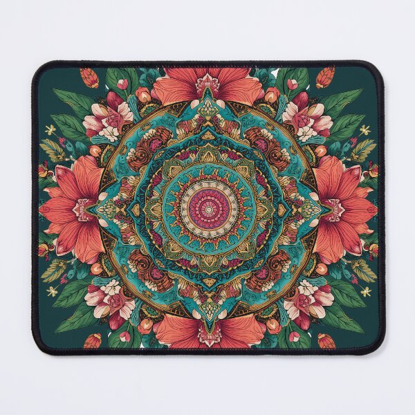 Item preview, Boho Floral Ocean Geometric Pattern designed and sold by Omtatsat.