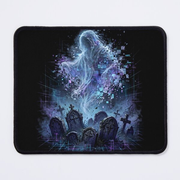 Item preview, Digital Ghost Rising from a Glitched Graveyard designed and sold by Skolyak.