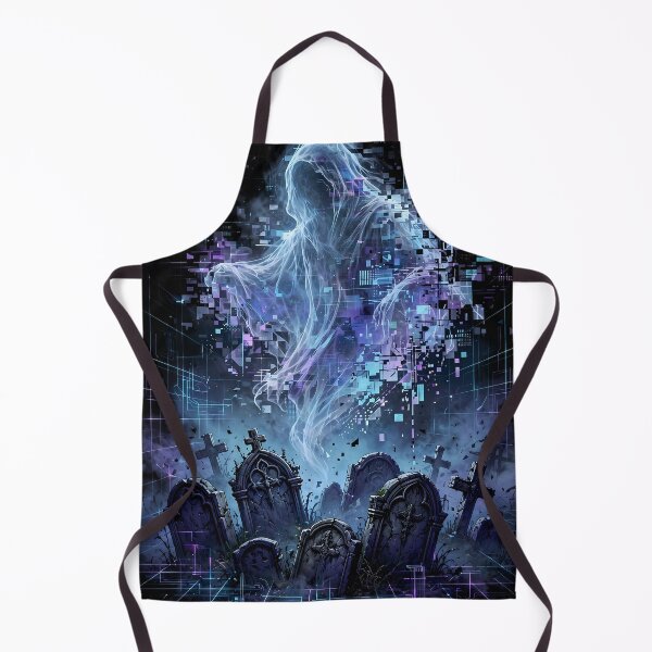 Item preview, Digital Ghost Rising from a Glitched Graveyard designed and sold by Skolyak.