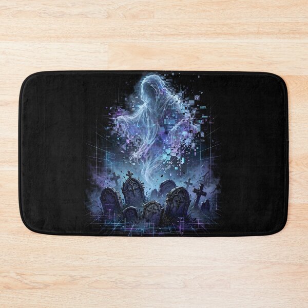Item preview, Digital Ghost Rising from a Glitched Graveyard designed and sold by Skolyak.