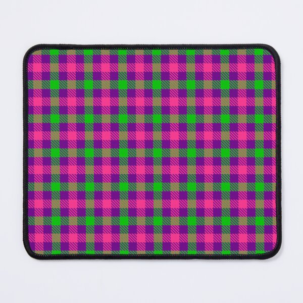 Item preview, Pink And Green On Purple Gingham Check designed and sold by PatternTitan.