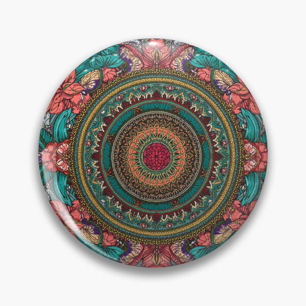 Item preview, Boho Floral Ocean Geometric Pattern designed and sold by Omtatsat.