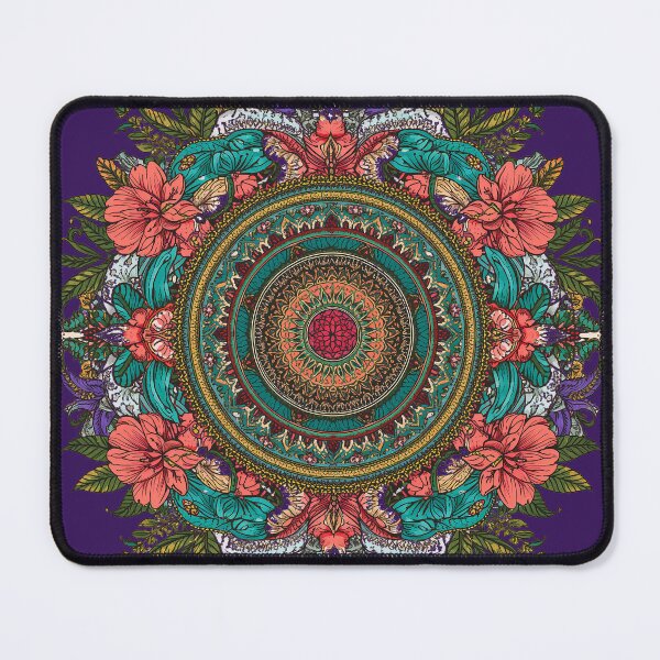 Item preview, Boho Floral Ocean Geometric Pattern designed and sold by Omtatsat.