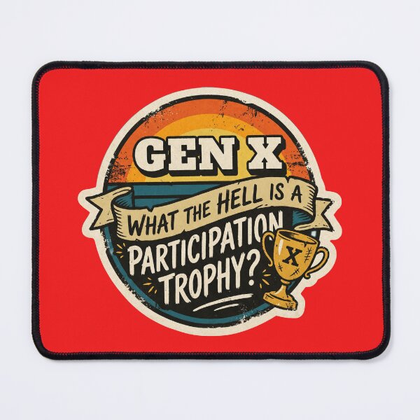 Item preview, Gen X What The Hell Is A Participation Trophy Funny Vintage designed and sold by FrozenFits.