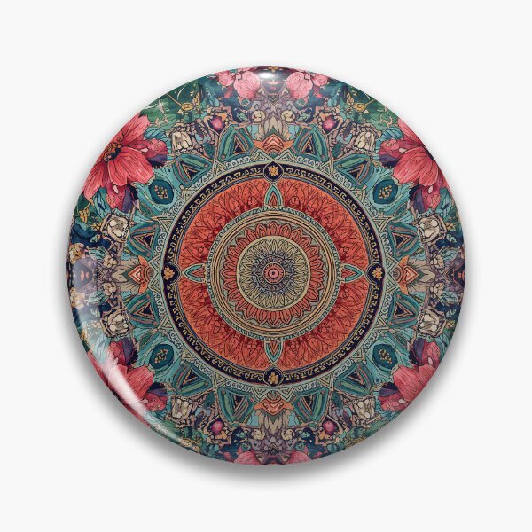 Item preview, Boho Floral Ocean Geometric Pattern designed and sold by Omtatsat.