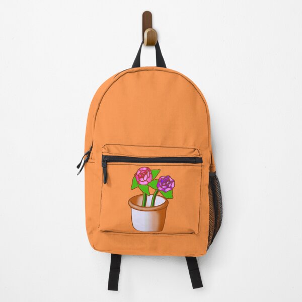 Item preview, Roses in a Vase - Brown Outline, Orange BG designed and sold by lavenderXblue.