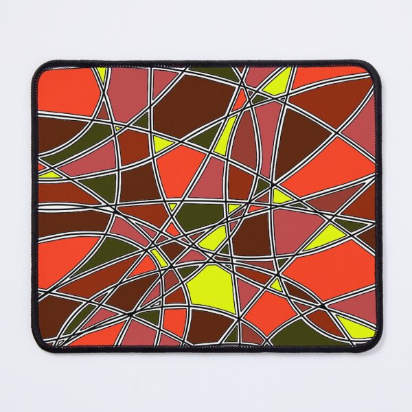 Item preview, Abstract Symphony of Curved Lines and Warm Tones designed and sold by FioreDiCiliegio.