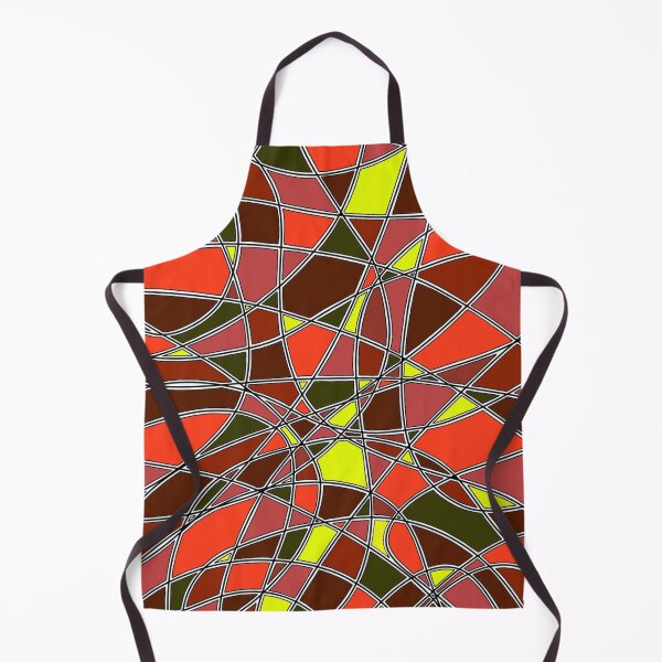 Item preview, Abstract Symphony of Curved Lines and Warm Tones designed and sold by FioreDiCiliegio.