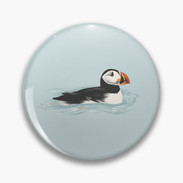 Item preview, Solitary drift of a puffin designed and sold by Chimerah Hanssen.