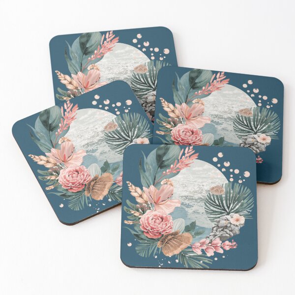 Item preview, Abstract Floral Ocean Nature Pattern designed and sold by Omtatsat.