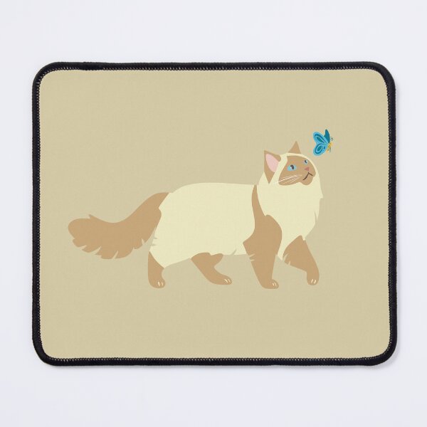 Item preview, Flame Point Ragdoll Cat designed and sold by IvysCreativityHouse.