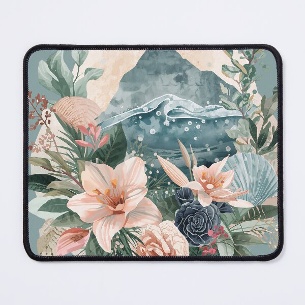 Item preview, Abstract Floral Ocean Nature Pattern designed and sold by Omtatsat.