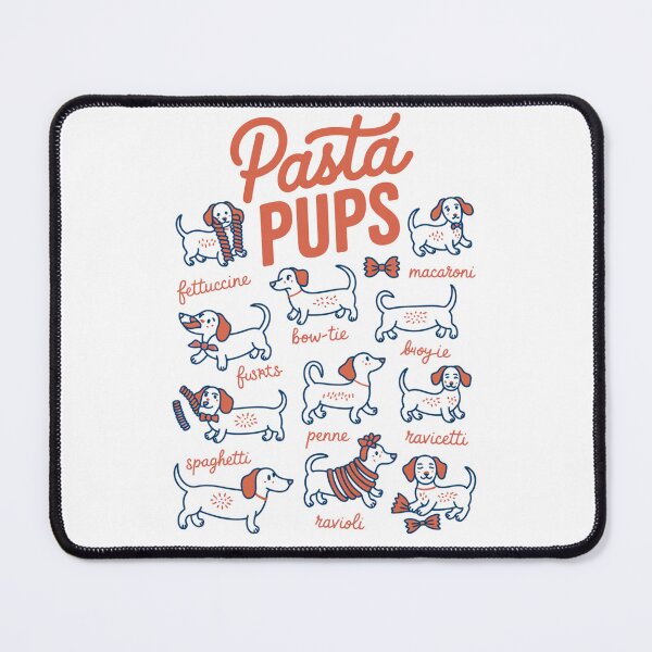 Item preview, Funny Pasta Pups Dachshund Foodie Dog Lover designed and sold by ZACK ART.
