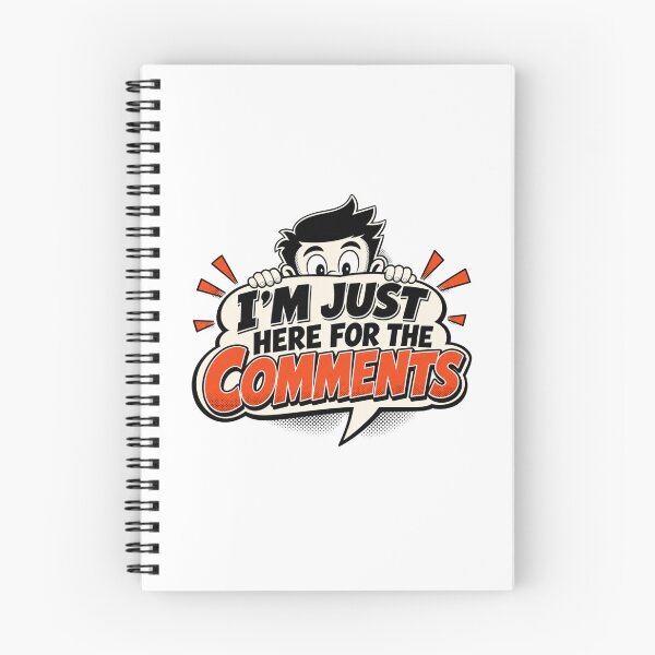 Item preview, ''I'm Just Here For The Comments" Funny Internet Meme Graphic Art designed and sold by Caj77.