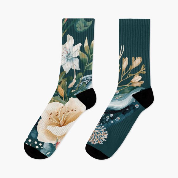 Item preview, Abstract Floral Ocean Nature Pattern designed and sold by Omtatsat.