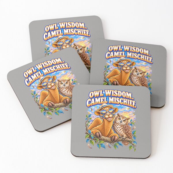 Item preview, Owl Wisdom. Camel Mischief – Funny Camel T-Shirt Animal Graphic Camel T-Shirt designed and sold by Camel & Quirk.