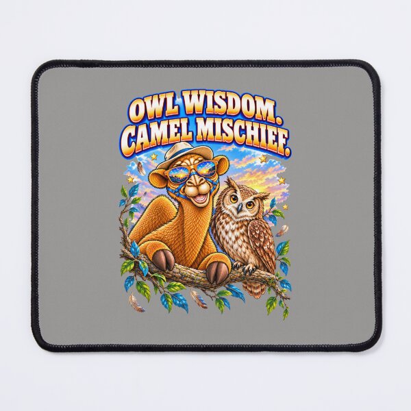 Item preview, Owl Wisdom. Camel Mischief – Funny Camel T-Shirt Animal Graphic Camel T-Shirt designed and sold by Camel & Quirk.