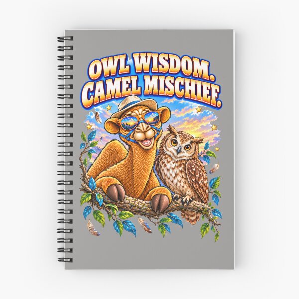 Item preview, Owl Wisdom. Camel Mischief – Funny Camel T-Shirt Animal Graphic Camel T-Shirt designed and sold by Camel & Quirk.