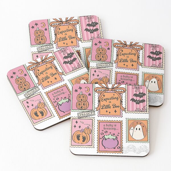 Item preview, Expecting A Little Boo Halloween Pregnancy Announcement Graphic designed and sold by missrainartshop.