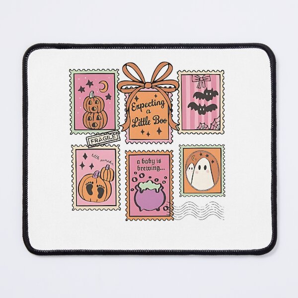 Item preview, Expecting A Little Boo Halloween Pregnancy Announcement Graphic designed and sold by missrainartshop.