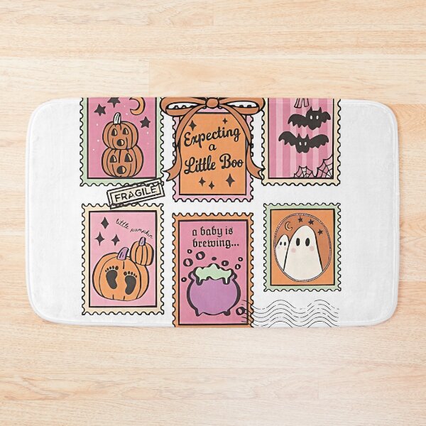 Item preview, Expecting A Little Boo Halloween Pregnancy Announcement Graphic designed and sold by missrainartshop.
