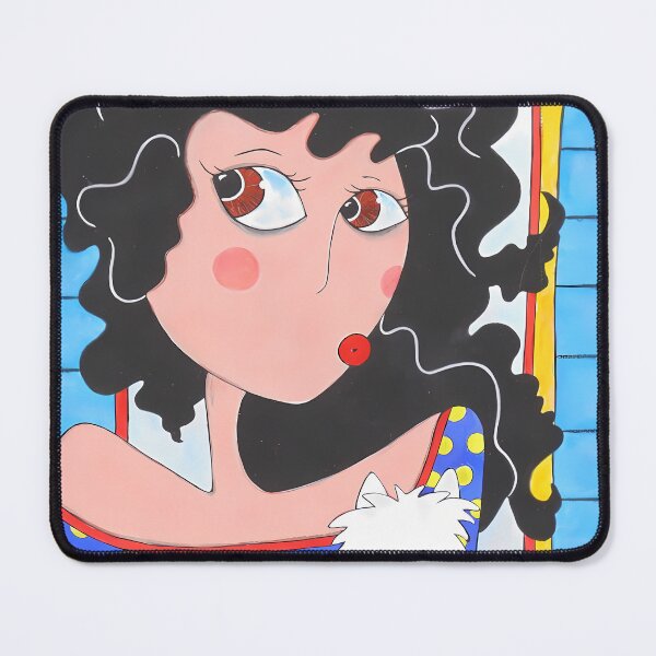 Item preview, Brunette Girl And Dog designed and sold by Diarta.