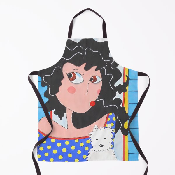 Item preview, Brunette Girl And Dog designed and sold by Diarta.