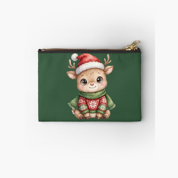 Item preview, Cute Christmas Reindeer in Festive Sweater designed and sold by PunchDrop.