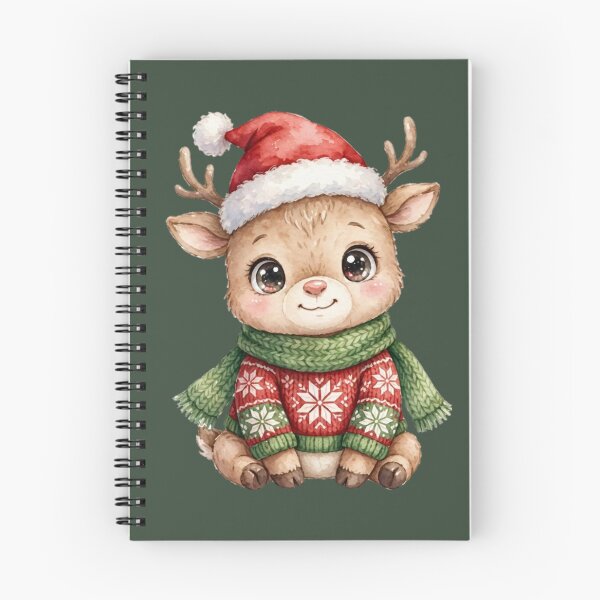 Item preview, Cute Christmas Reindeer in Festive Sweater designed and sold by PunchDrop.