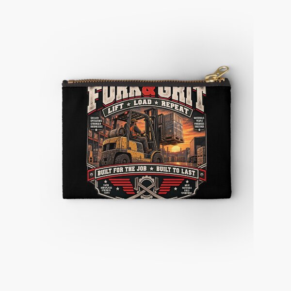 Item preview, Fork & Grit - Vintage Forklift Operator Americana Workwear T-Shirt designed and sold by DomKo10.