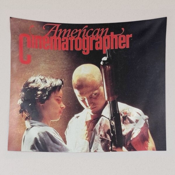 Item preview, American Cinematographer Magazine Cover Fan Art Original Custom Vintage Movie Poster Wall Art Tee Design designed and sold by Cool Robot Bro..