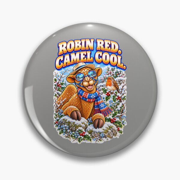 Item preview, Robin Red. Camel Cool – Funny Camel T-Shirt Animal Graphic Camel T-Shirt designed and sold by Camel & Quirk.