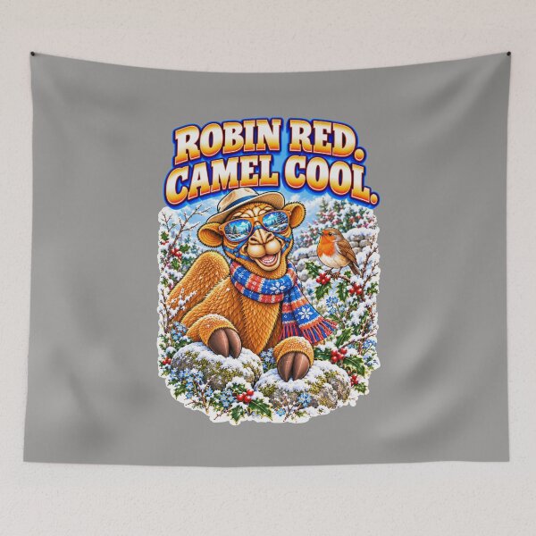 Item preview, Robin Red. Camel Cool – Funny Camel T-Shirt Animal Graphic Camel T-Shirt designed and sold by Camel & Quirk.