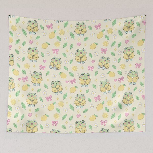Item preview, Kawaii Frog Lemon Cardigan Pattern designed and sold by Soft Berry Studio.