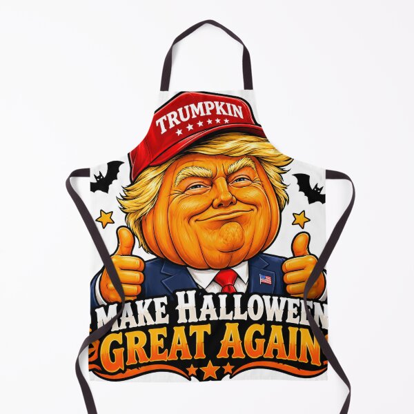 Item preview, Trumpkin Halloween Pumpkin Funny Parody designed and sold by CreativeNest Prints.