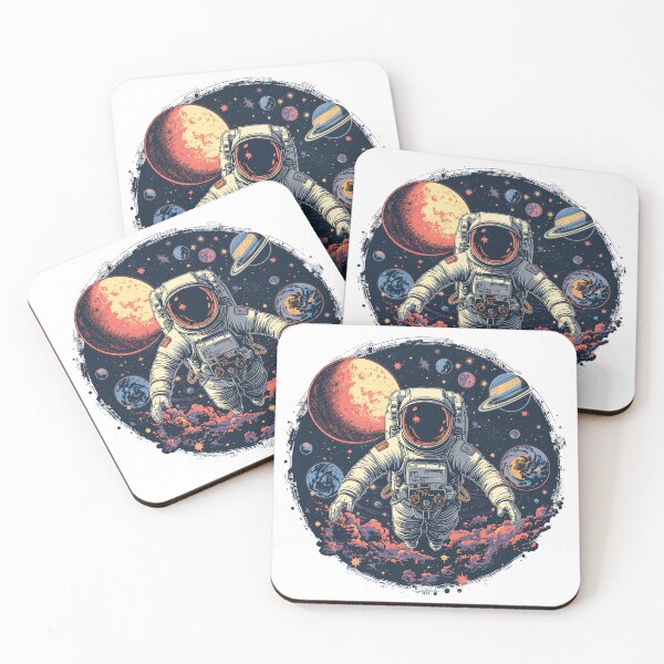 Item preview, Surreal Astronaut Cosmic Galaxy designed and sold by Omtatsat.