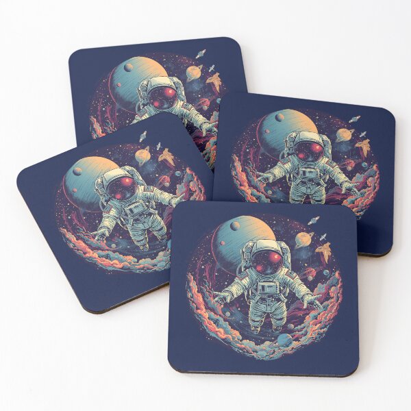 Item preview, Surreal Astronaut Cosmic Galaxy designed and sold by Omtatsat.