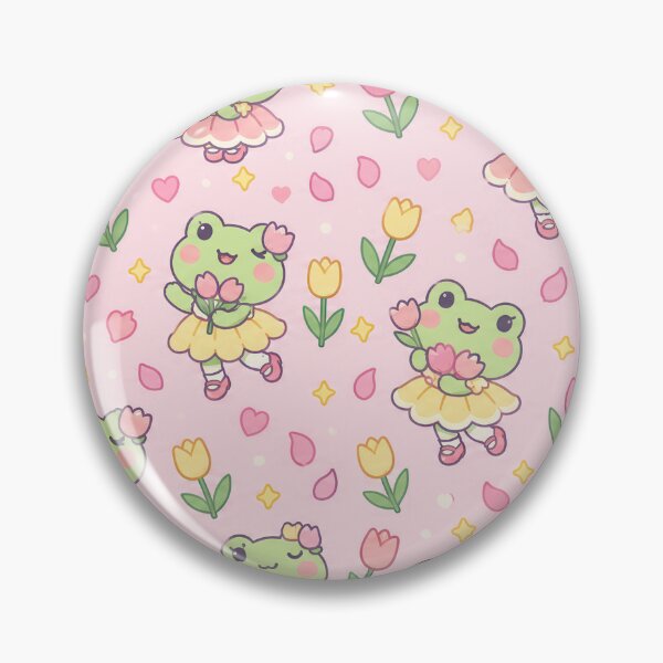 Item preview, Kawaii Frog Tulip Dress Pattern designed and sold by Soft Berry Studio.