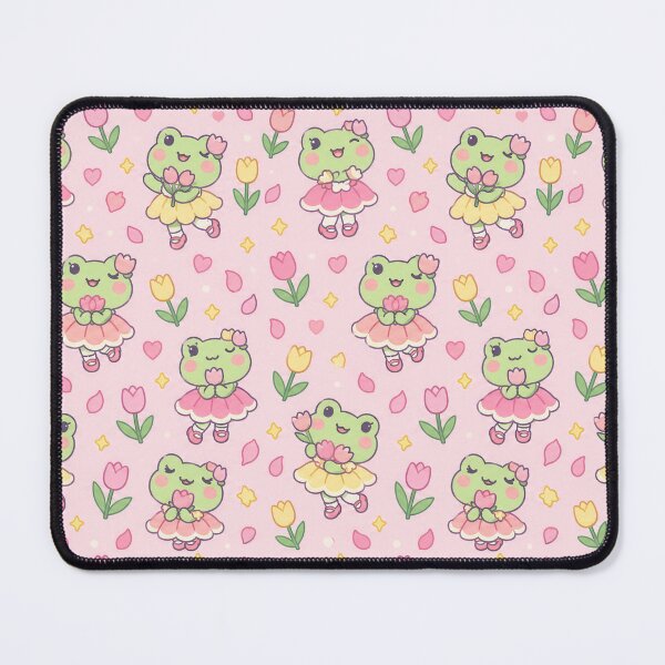 Item preview, Kawaii Frog Tulip Dress Pattern designed and sold by Soft Berry Studio.