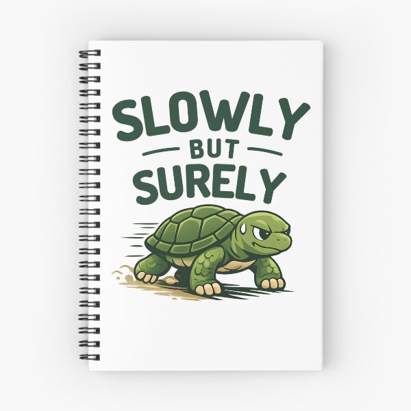Item preview, Slowly But Surely – Determined Turtle Motivation Design designed and sold by Coaster Culture Industries.