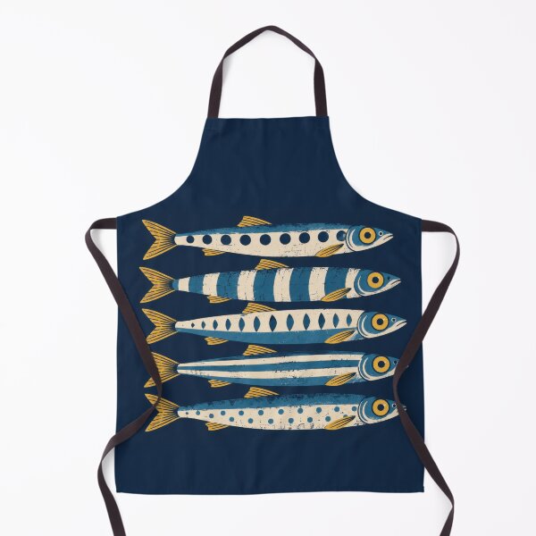 Item preview, Fish swimming in a blue background designed and sold by anytka.